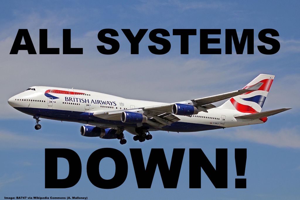 Think Cirrus/BA IT Meltdown/aircraft