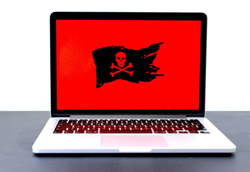 Ransomware on computer